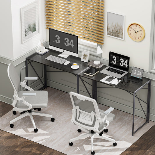 Silla de Escritorio para Computadora de Oficina Gris