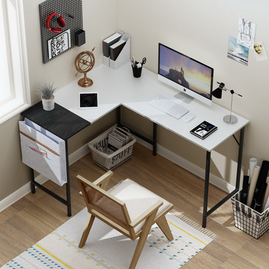 Escritorio en Forma de L Blanco