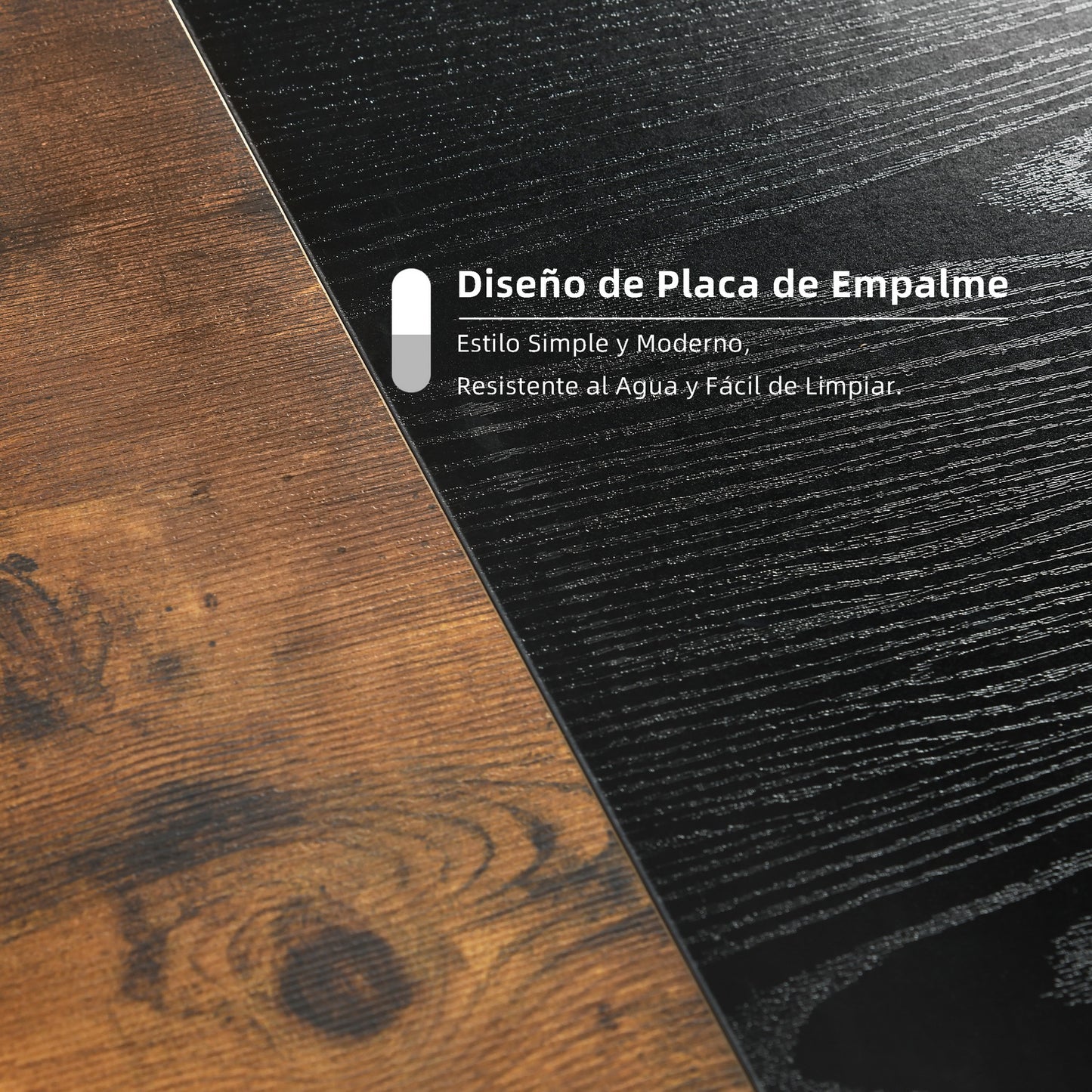 Escritorio en Forma de L Negro