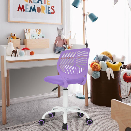 Silla de Estudio Ajustable para Niños Morado