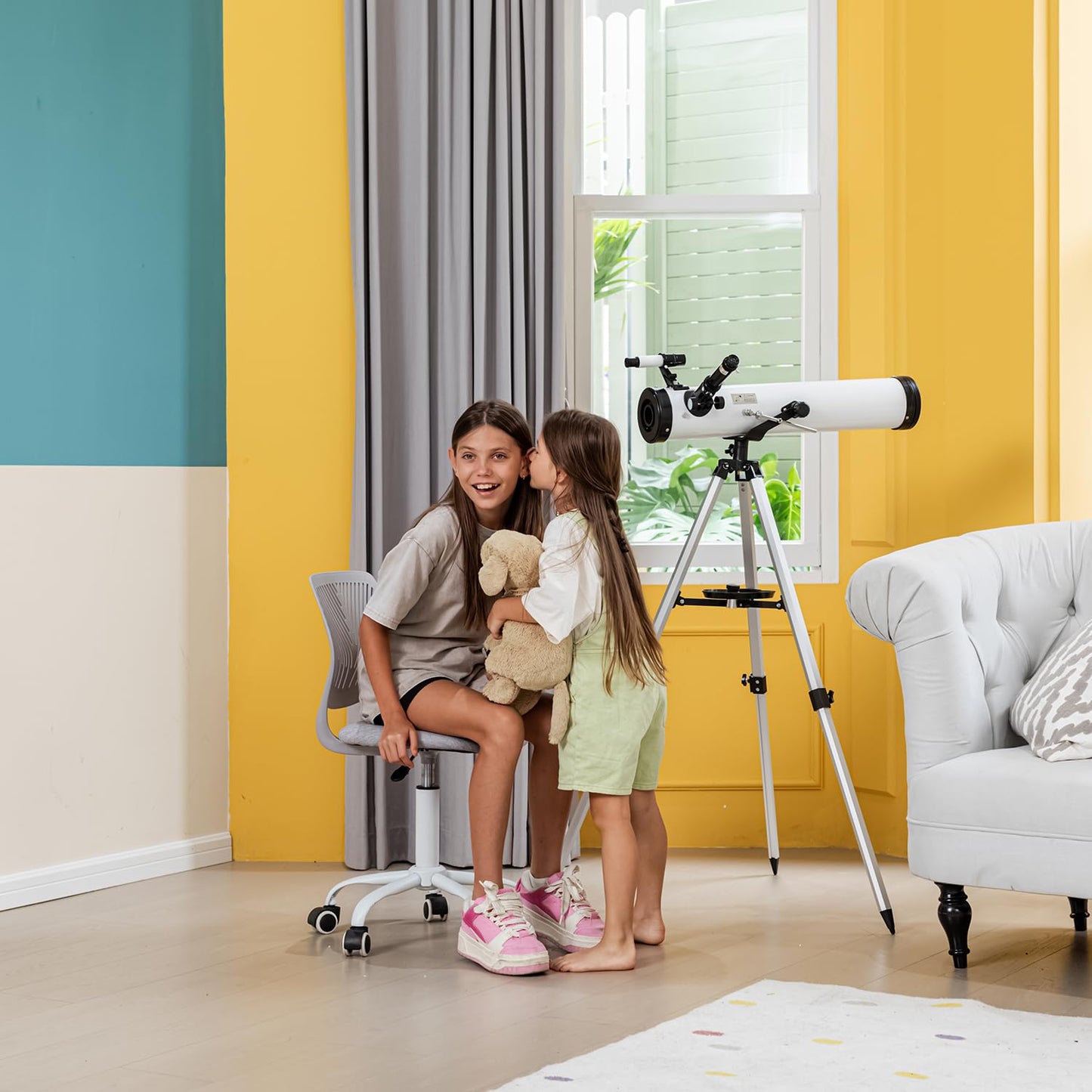 Silla de Escritura para Adolescentes Gris