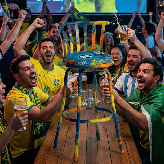 Cyber FurnitureR Conjunto de 2 sillas de Bar de Cocina DIY