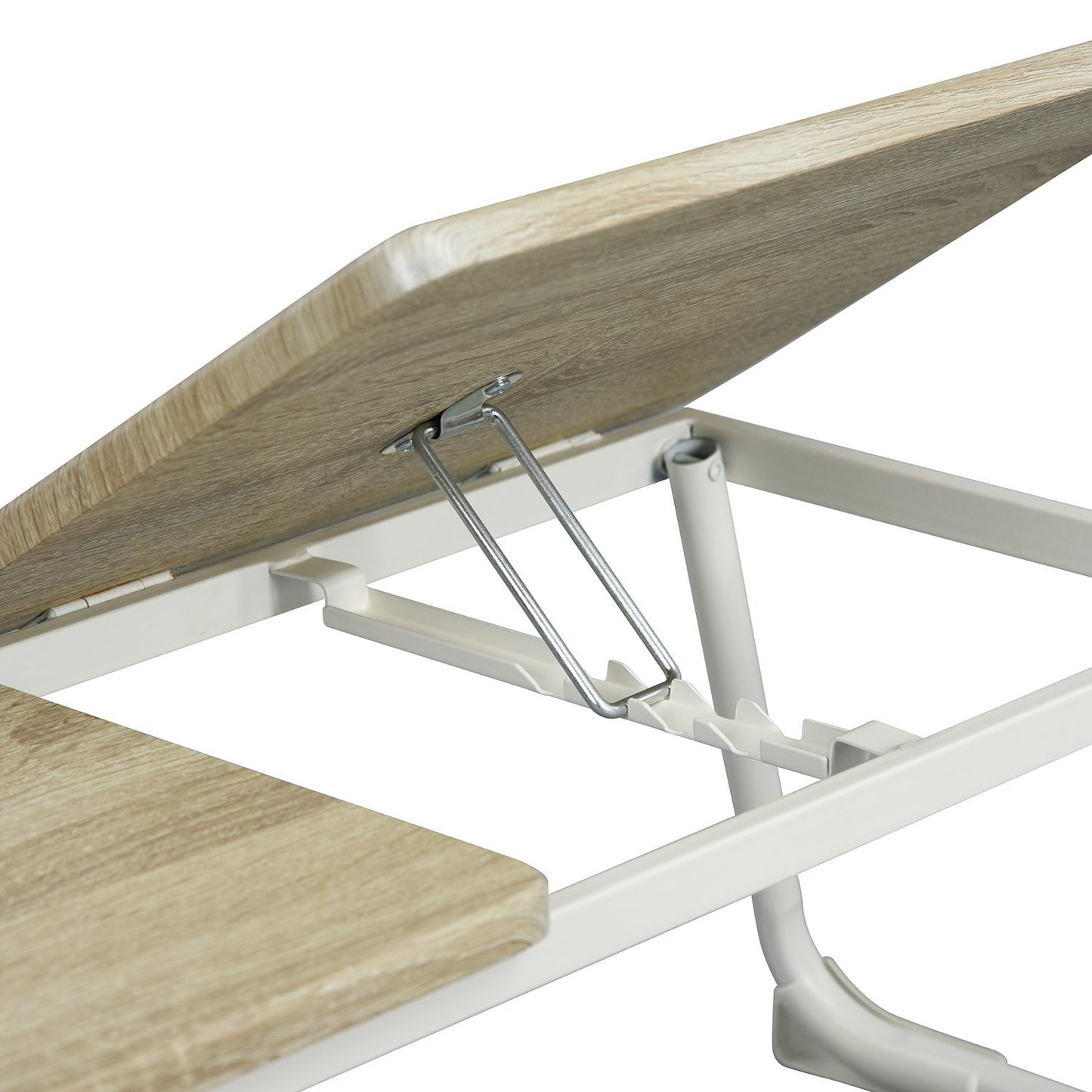 Mesa Plegable Ajustable para Computadora Blanco