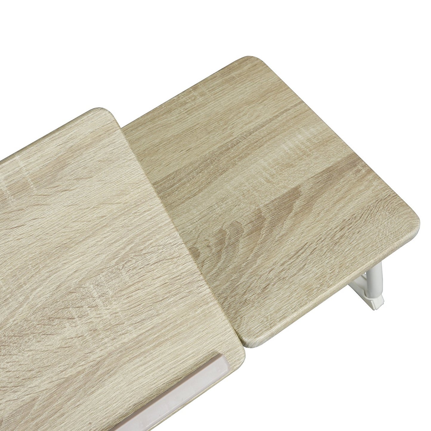 Mesa Plegable Ajustable para Computadora Blanco