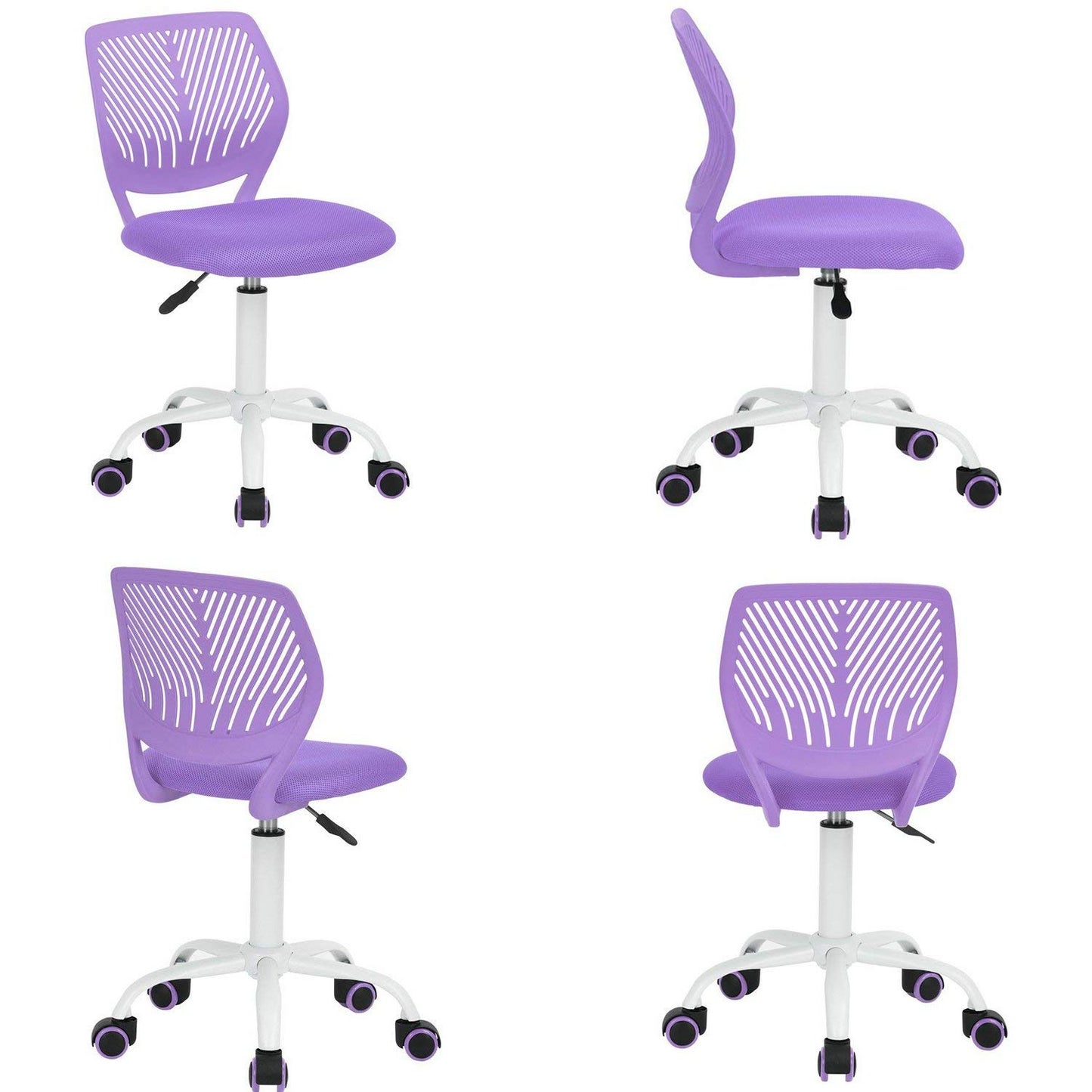 Silla de Estudio Ajustable para Niños Morado