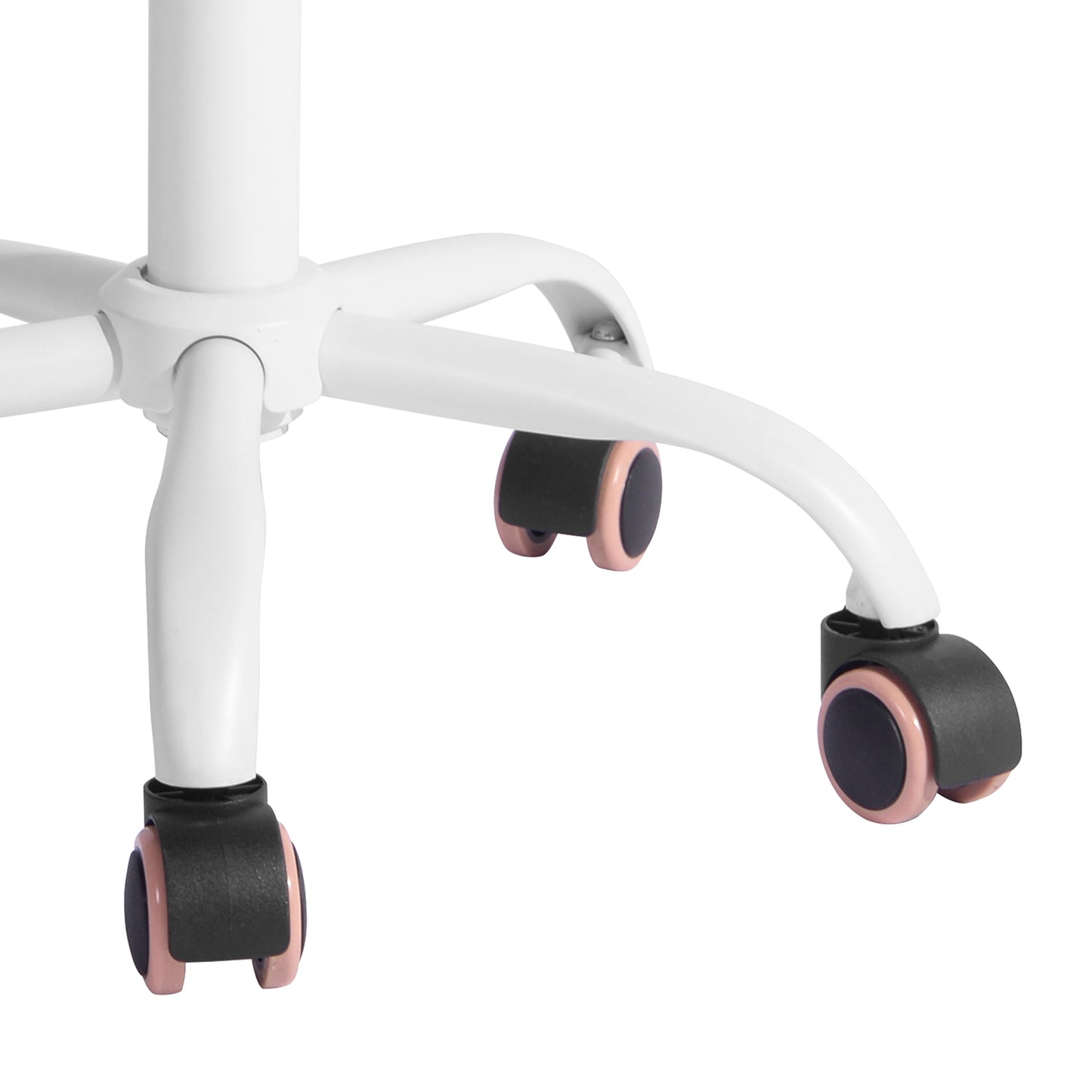 Silla de Escritorio de Trabajo de Oficina Silla de Estudio Ajustable para niños con Respaldo Medio Rosado