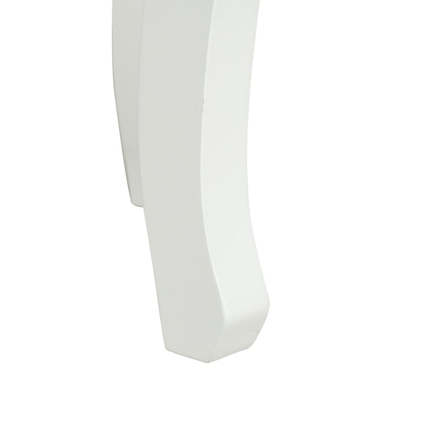 Conjunto de Mesa de Tocadores con Espejo Oval Blanco