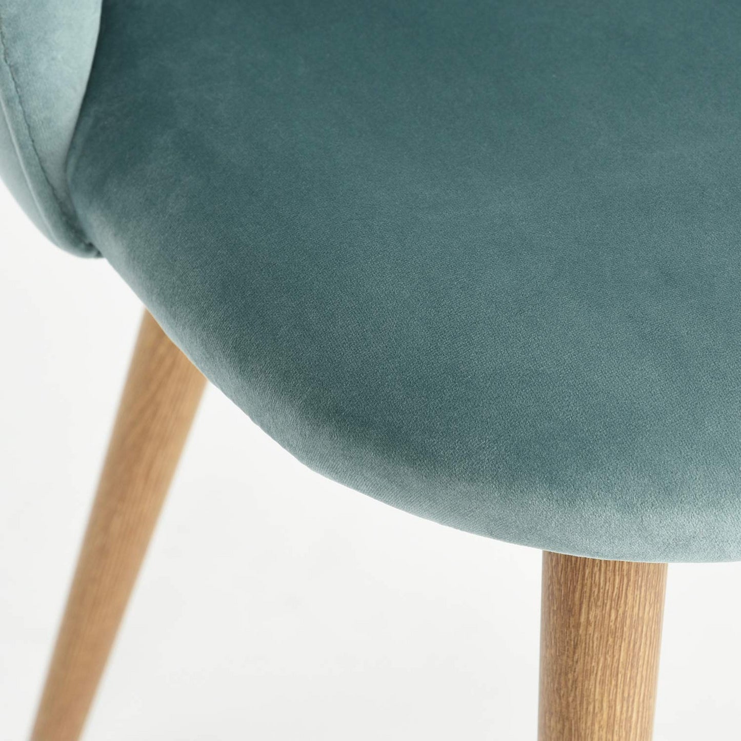 Juego de 2 sillas de Comedor de Terciopelo Sillas de Ocio Modernas de Siglo Verde