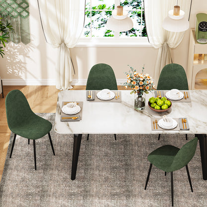 Sillas de Comedor 4 Piezas Modernas Verde