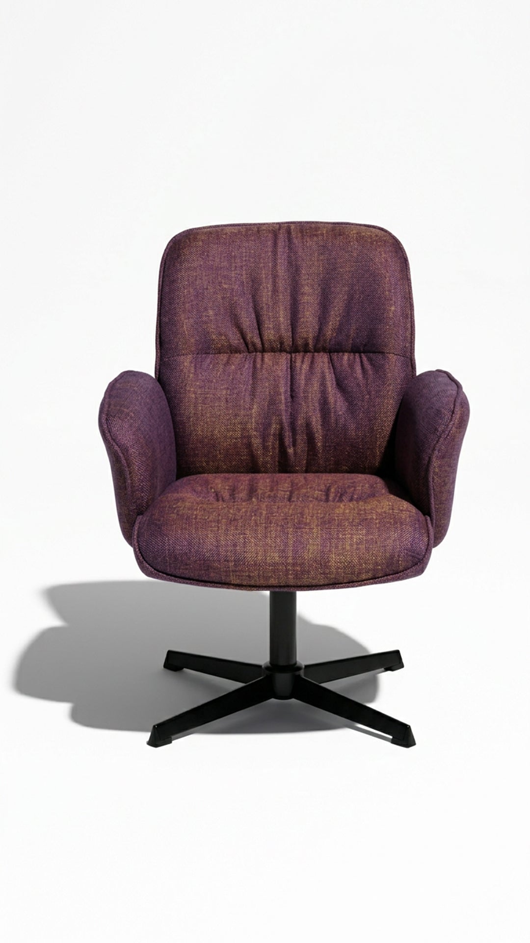 Cyber FurnitureR Silla Cruzada, Silla de Oficina Ergonómica Morado