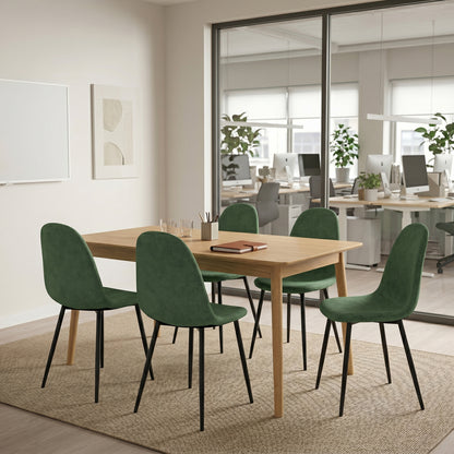 Sillas de Comedor 4 Piezas Modernas Verde