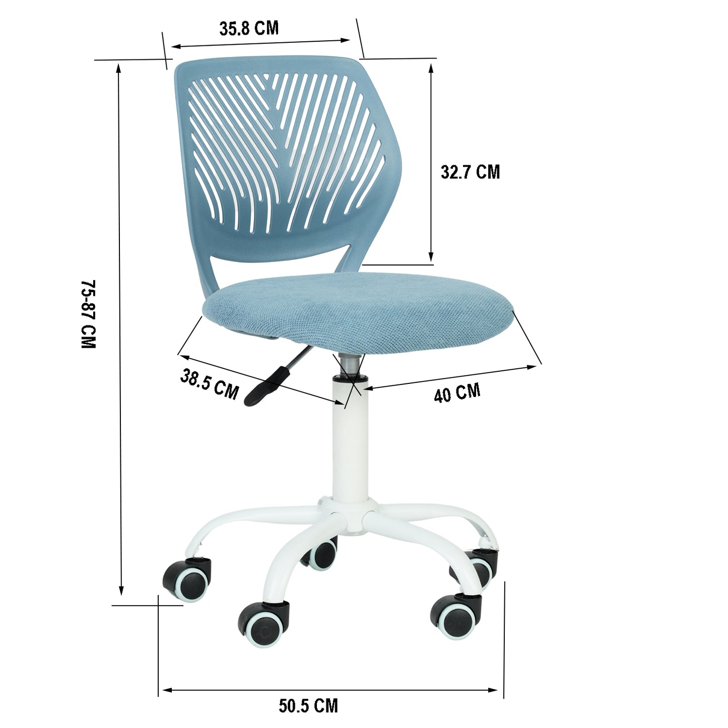 Silla de Escritura para Adolescentes Azul