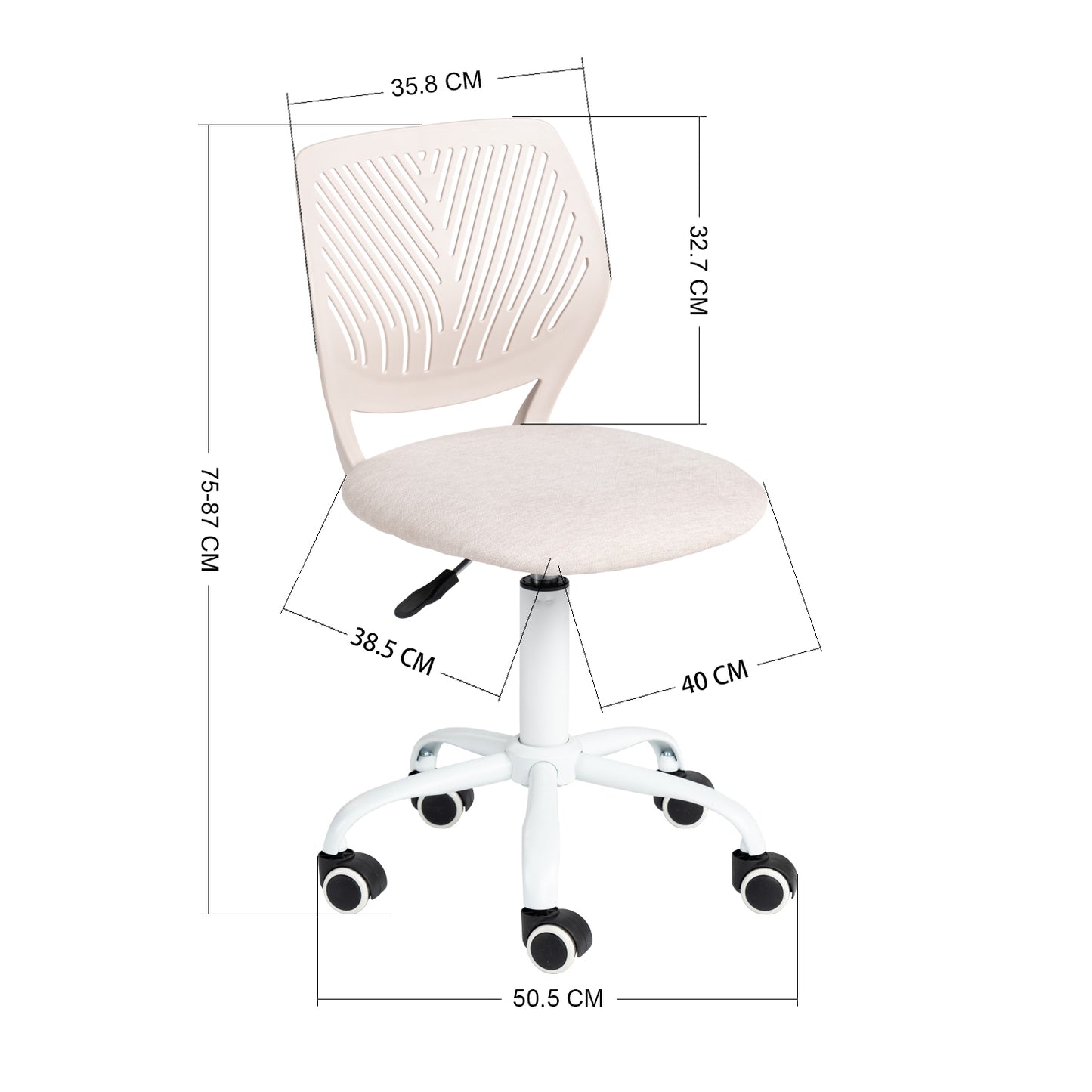 Silla de Escritura para Adolescentes Beige
