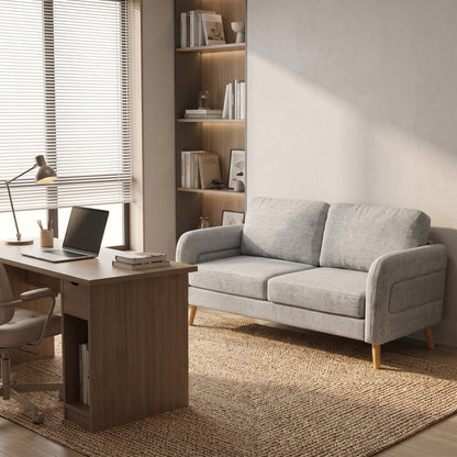 159CM Sofás de Mediados de Siglo para Sala de Estar Gris