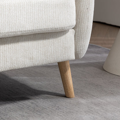 159CM Sofás de Mediados de Siglo para Sala de Estar  Beige