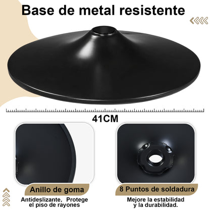 Juego de 2 Bancos para Barra Ajustables y Giratorios Beige - imagen 7