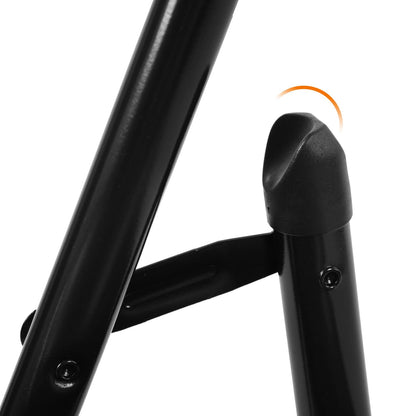 Paquete de 4 Sillas Plegables con Marco de Metal y Asiento Acolchado Tapizado de Tela de Gamuza
