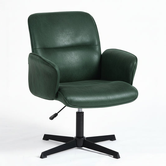 Cyber FurnitureR Silla Cruzada, Silla de Oficina Ergonómica Verde