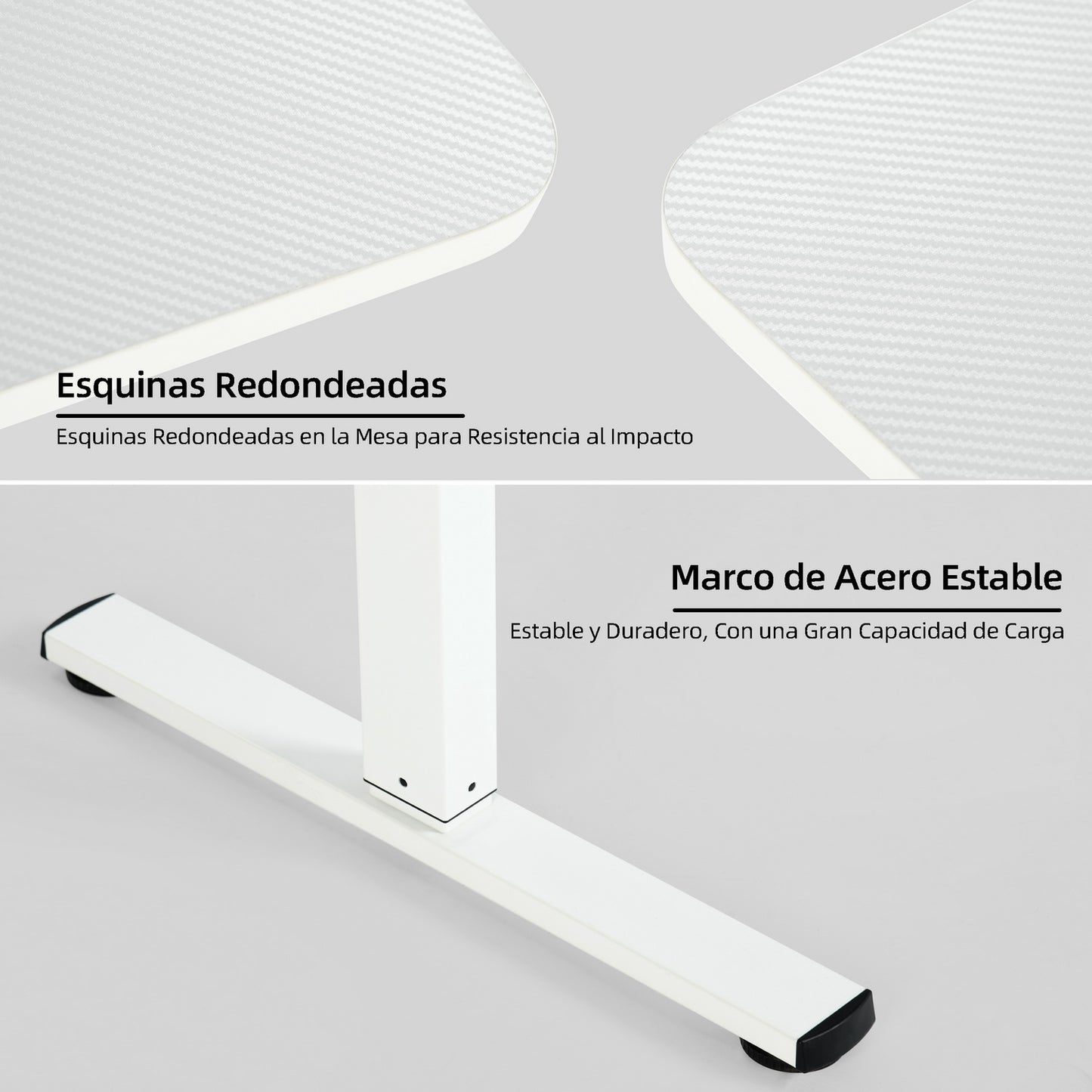 Escritorio Eléctrico de Pie, Escritorio de Pie de Altura Ajustable Blanco
