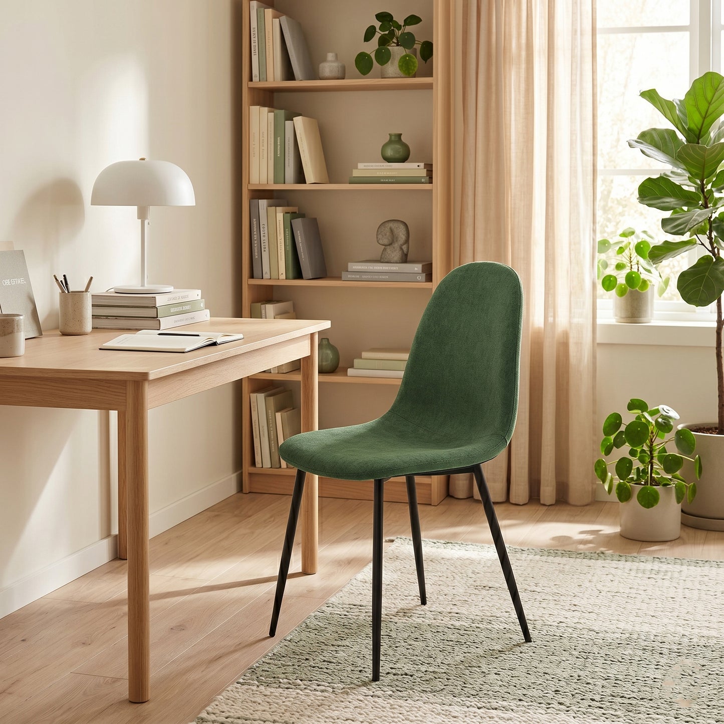 Sillas de Comedor 4 Piezas Modernas Verde