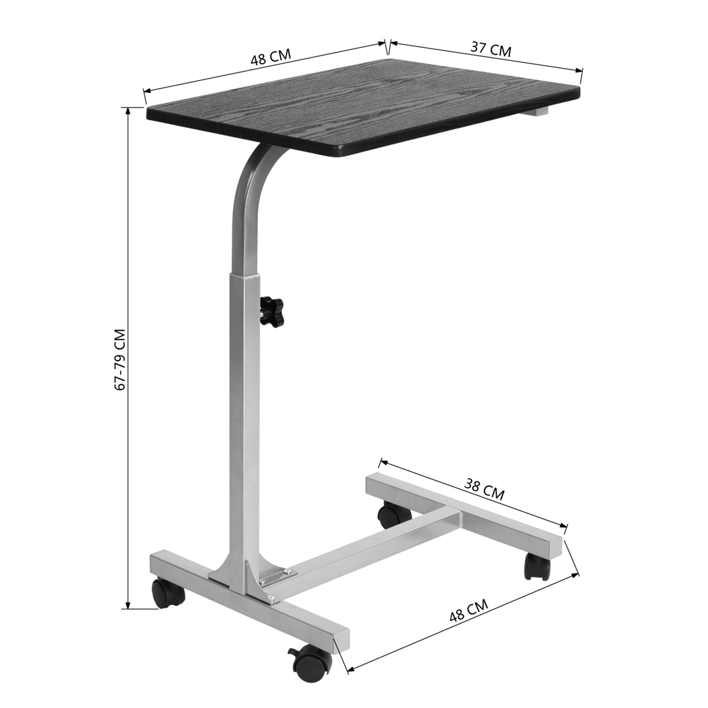 Mesa Portátil para Computadora Portátil Negro