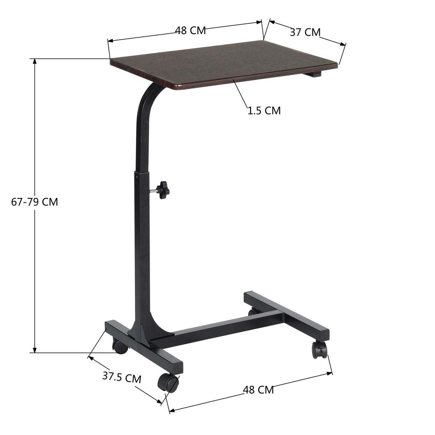 Mesa Portátil para Computadora Portátil Nogal