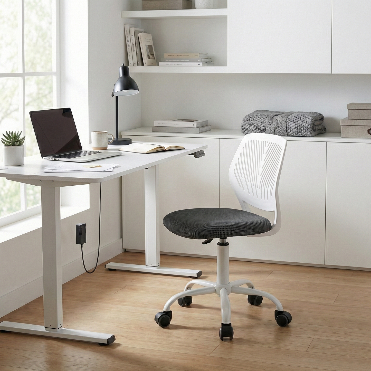 Silla de Estudio Ajustable para Niños Gris