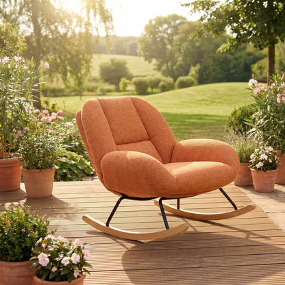 Cyber FurnitureR Sillón Individual Naranja
