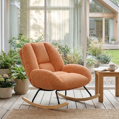 Cyber FurnitureR Sillón Individual Naranja
