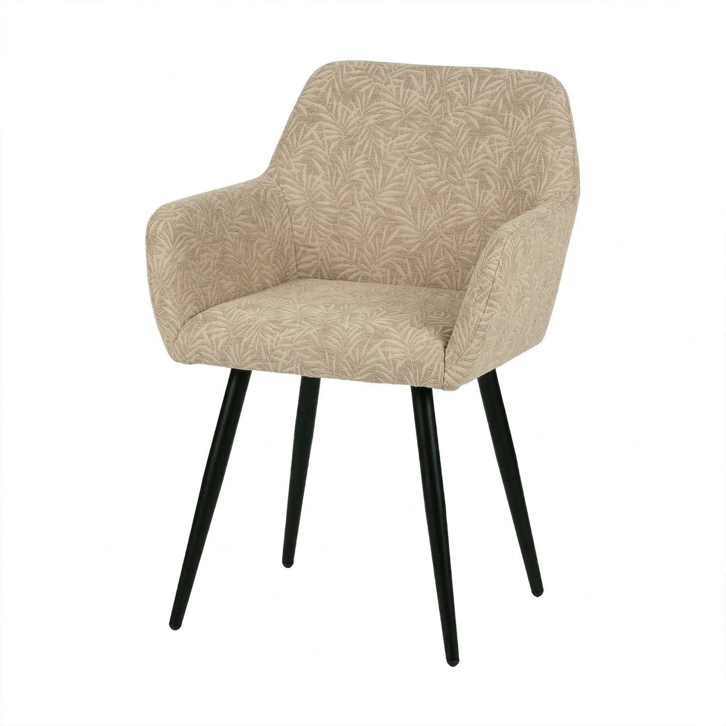 Cyber FurnitureR Juego de 2 Sillas de Comedor Beige