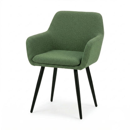 Cyber FurnitureR Juego de 2 Sillas de Comedor Verde