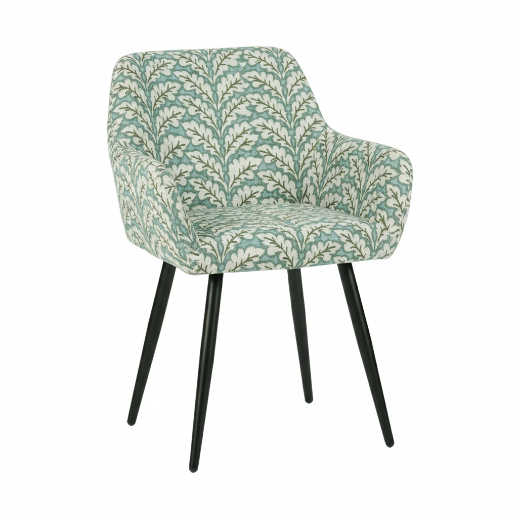 Cyber FurnitureR Juego de 2 Sillas de Comedor Sage Green
