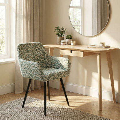 Cyber FurnitureR Juego de 2 Sillas de Comedor Sage Green