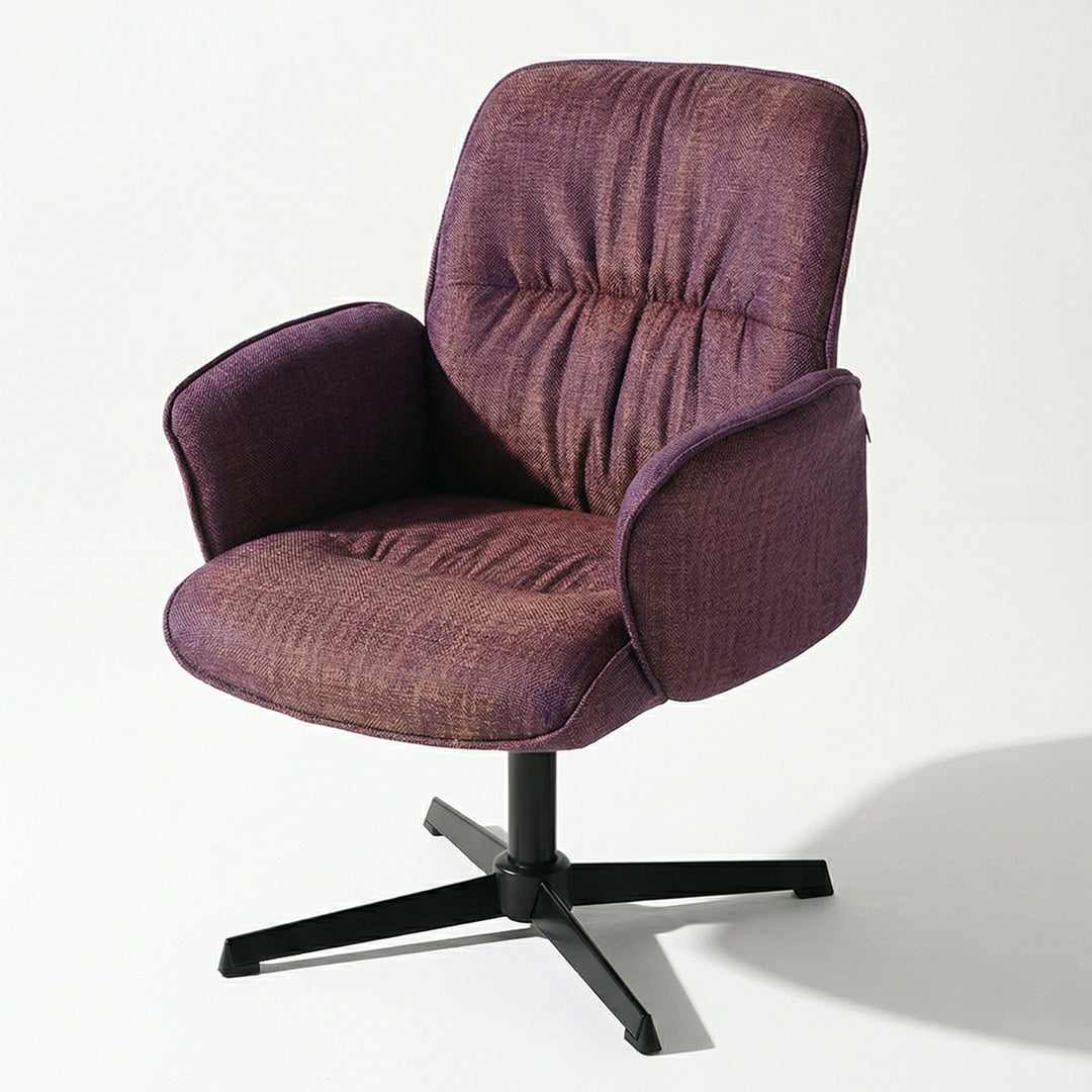 Cyber FurnitureR Silla Cruzada, Silla de Oficina Ergonómica Morado