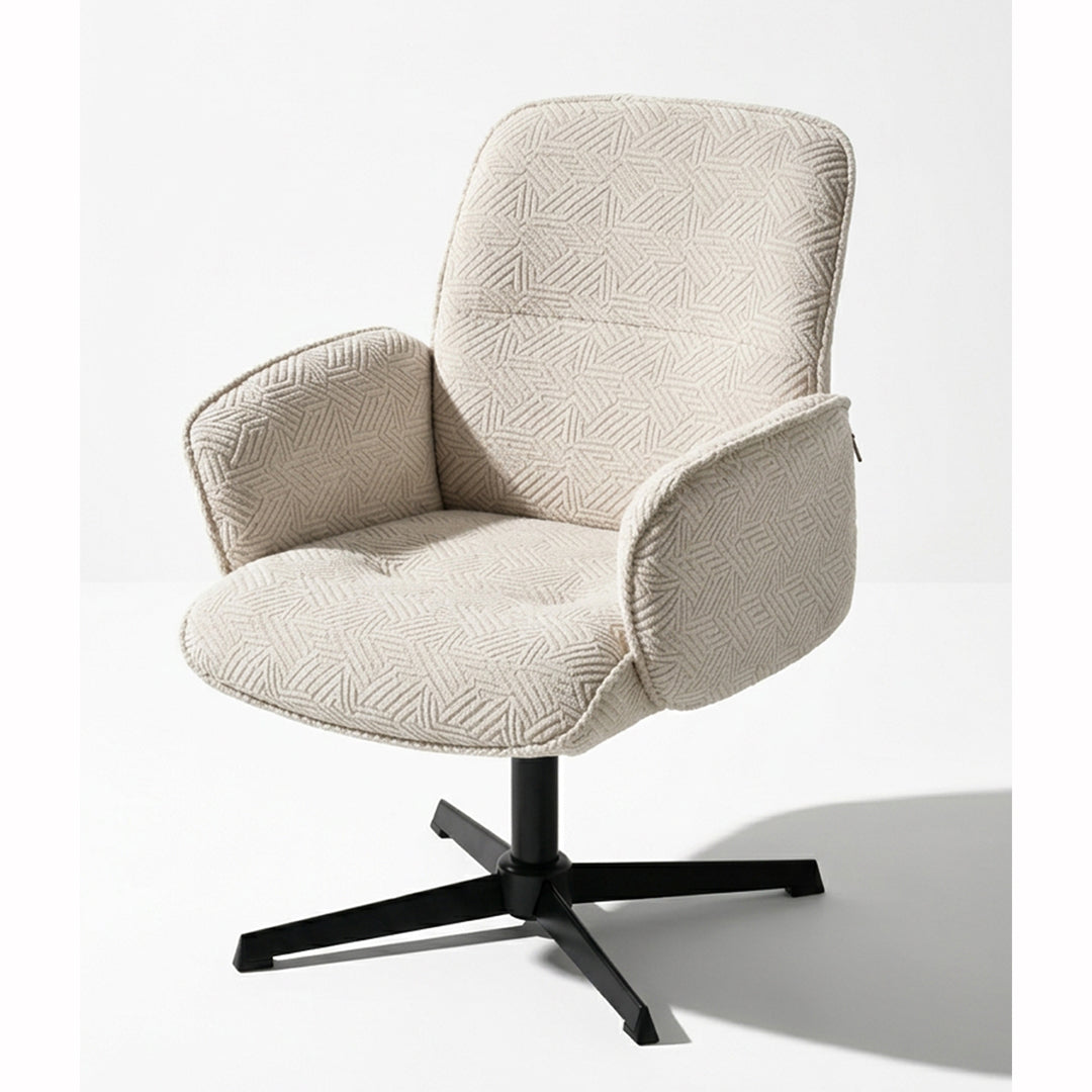 Cyber FurnitureR Silla Cruzada, Silla de Oficina Ergonómica Blanco