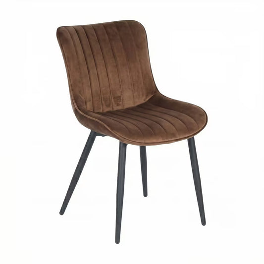 Cyber FurnitureR Juego de 2 Sillas de Comedor Cafe