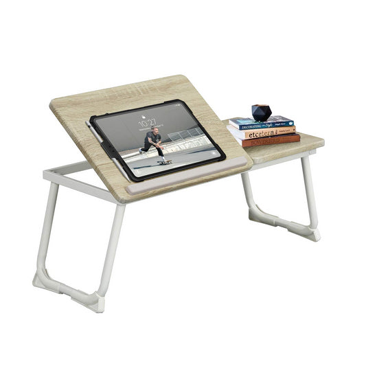 Mesa Plegable Ajustable para Computadora Blanco