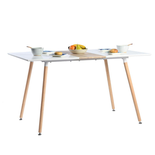 Mesa de Comedor Eames 140 cm para 4 o 6 Personas Estilo Nórdico