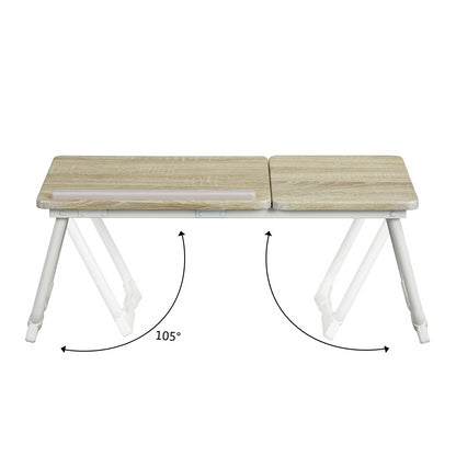 Mesa Plegable Ajustable para Computadora Blanco